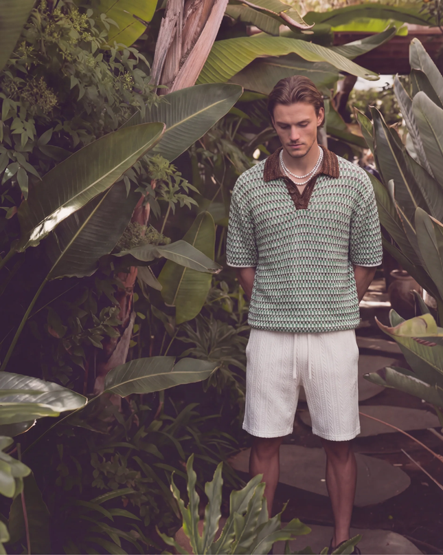 חולצת פולו – Tobacco Trim Polo
