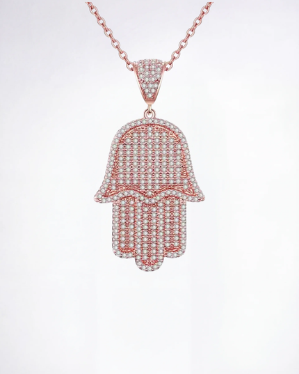 שרשראת חמסה יהלומים