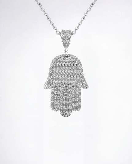 שרשראת חמסה יהלומים