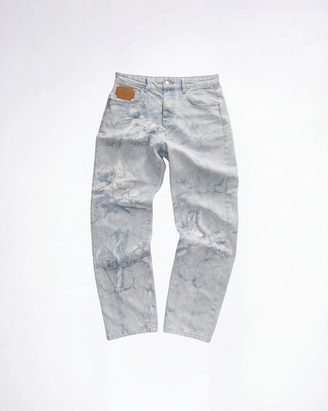 ג'ינס מלאכים בהיר