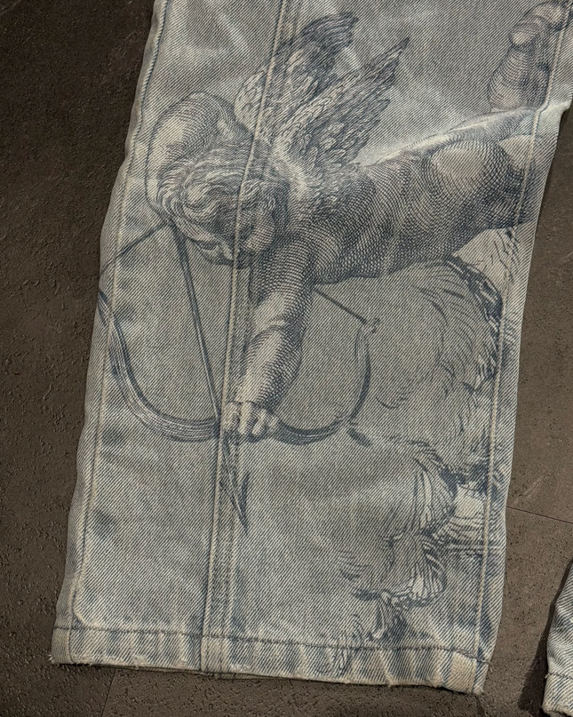 ג'ינס מלאכים בהיר