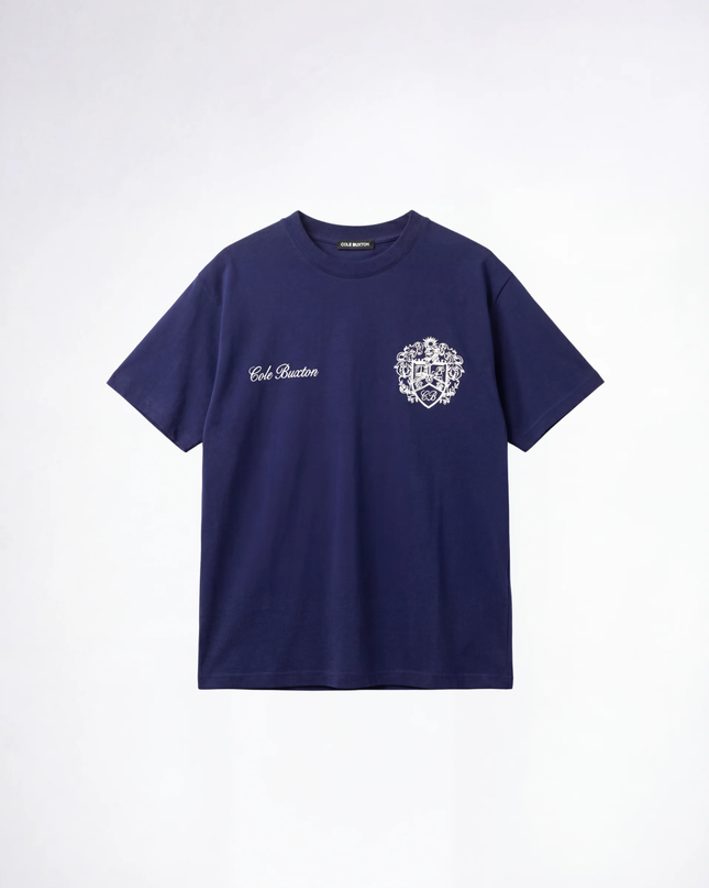 חולצה קצרה באקסטון כחול נאבי