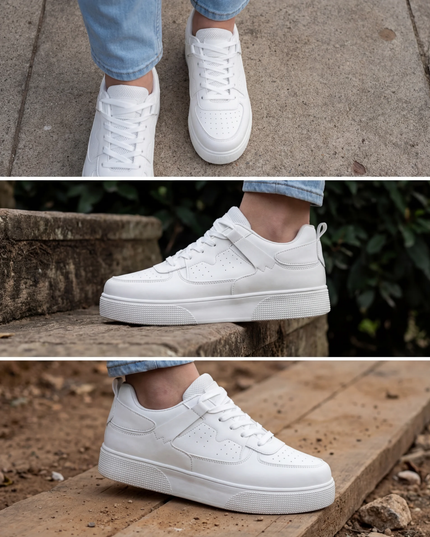 נעליים – White Route Sneakers
